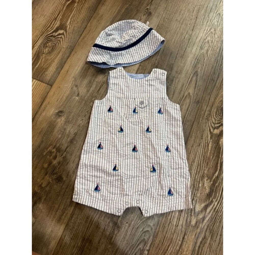 Romper with matching hat